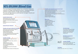 MX-BG800 Blood Gas Analyzer